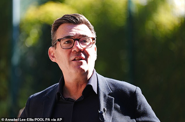 Andy Burnham said the situation was a 'cause for concern' but has not announced any plans to reinforce Britain's borders