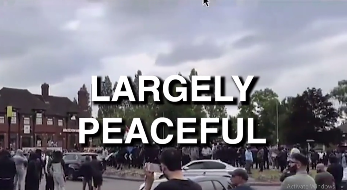 BBC Calls Chaos on UK Streets ‘Largely Peaceful’… Until It Wasn’t