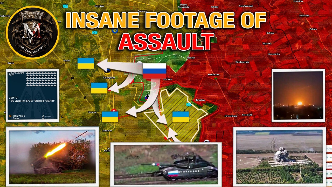 Harvest Time Crucial Battles Near Kursk Pokrovsk Under Air Bombardment Military Summary 2024.9.5