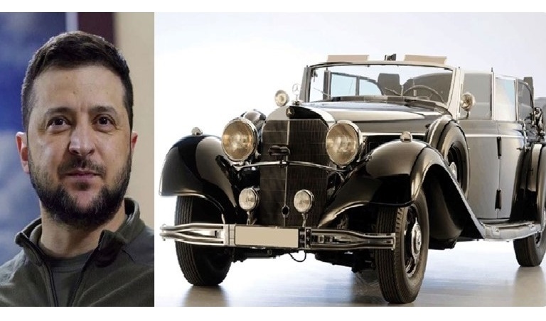 Hitler’s Parade Car Bought by Ukraine’s Zelensky