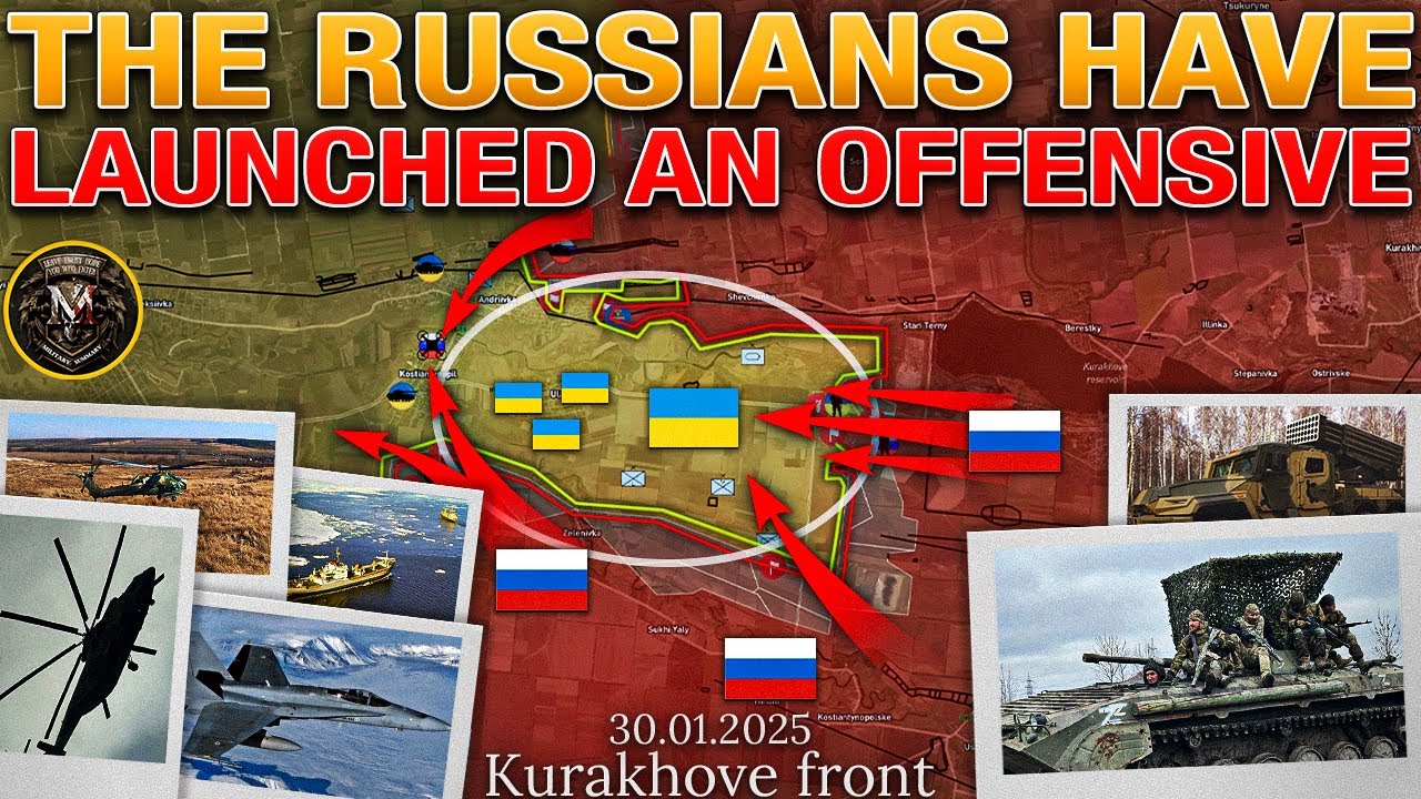 Cold War II Russian Massive Offensive Across The Front Military Summary And Analysis 30.01.2025