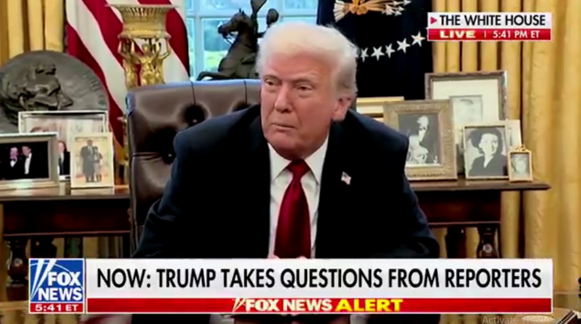 Trump Just Mocked a Reporter For Still Wearing a COVID Mask In 2025