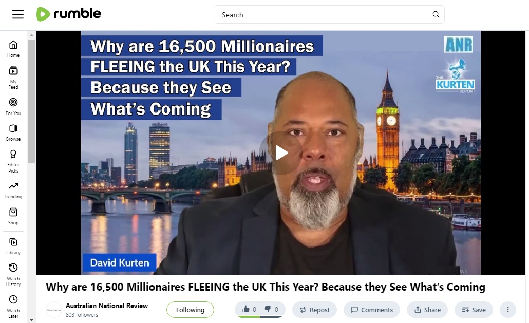 Why are 16,500 Millionaires FLEEING the UK This Year? Because they See What’s Coming