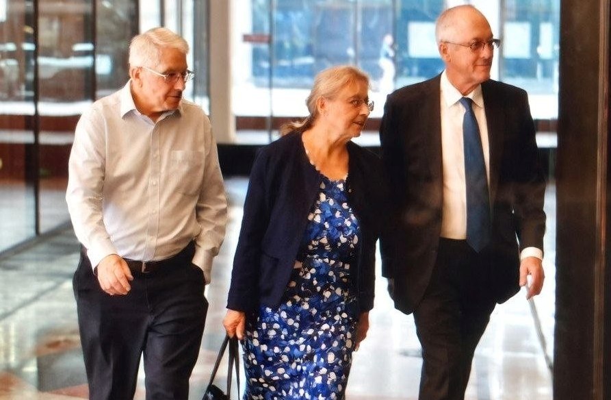 Loyalist Supporters of Convicted Paedophile Priest Alexis Rosentool Arrive at Court for Today’s Appeals Bail Hearing