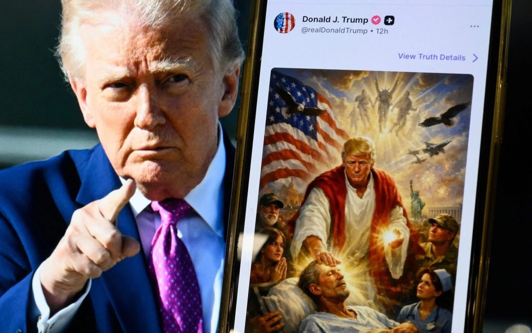 Vice President JD Vance on Trump Depicting Himself as Jesus Christ
