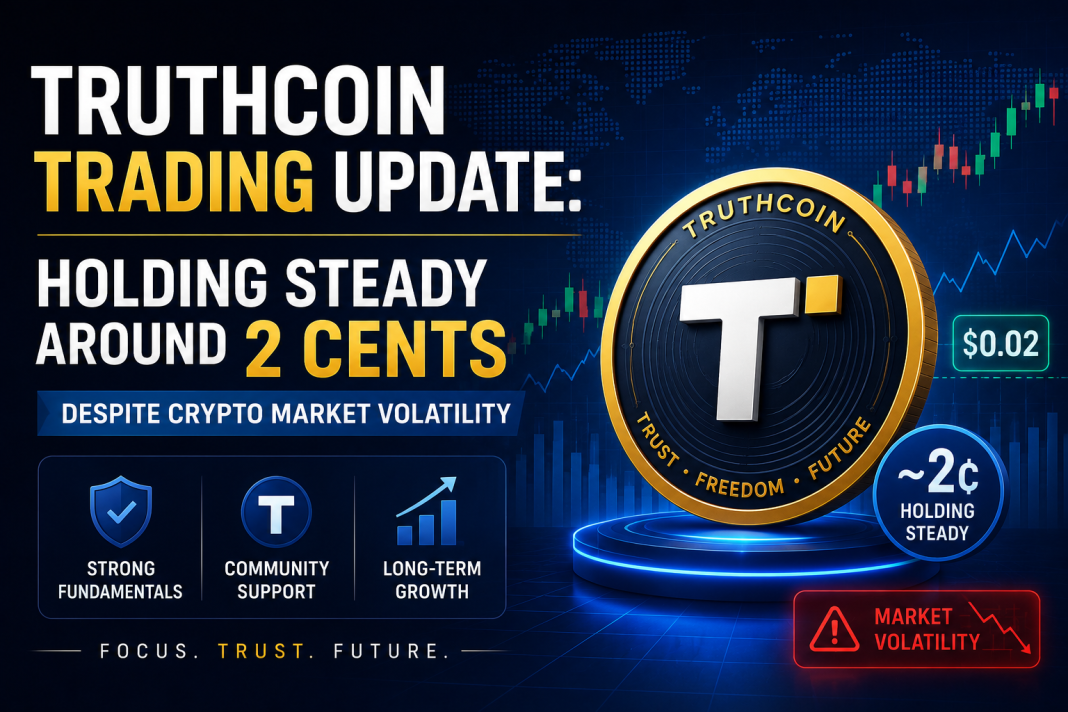 Truthcoin Trading Update: Holding Steady Around 2 Cents Despite Crypto Market Volatility
