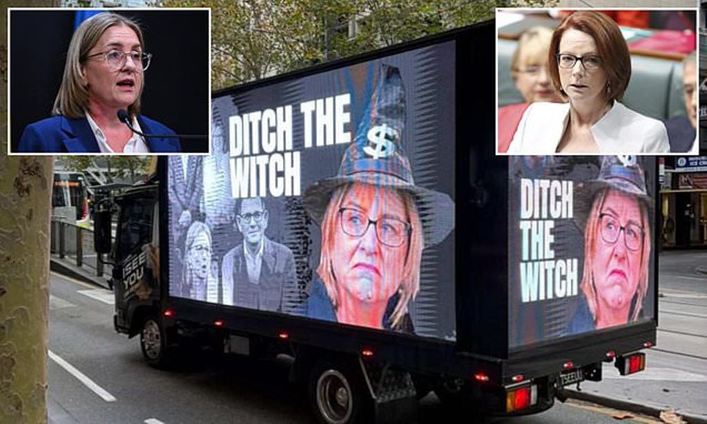 Former Prime Minister Julia Gillard Unleashes over Melbourne Brothel-funded ‘Ditch the Witch’ Billboards Aimed at Jacinta Allan