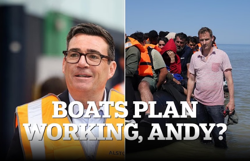 Still Say Your Boats Plan is Working, Andy? Hundreds more Migrants Rush to Board Channel Dinghies Just Hours after Andy Burnham Boasted of Success in Stopping Them