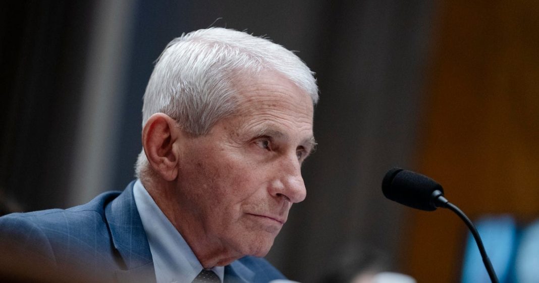 Senate Committee Votes to Hold Fauci in Contempt of Congress, Seeking to Bypass Floor Vote with DOJ Referral