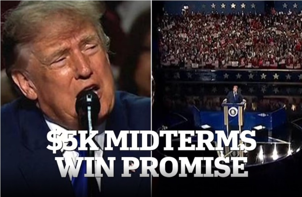 Trump Makes Extraordinary Promise to give EVERY American Adult $5,000 ‘Dividend’… But Only if the Republicans Win the Midterms