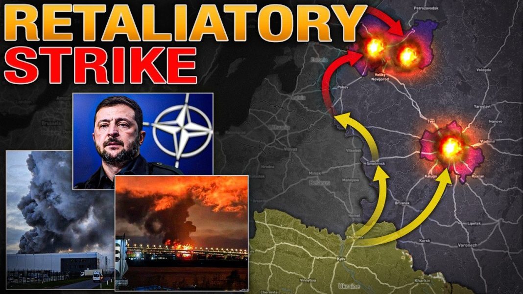 520 DRONES HIT ST. PETERSBURG via NATO Airspace — Point of No Return Military Summary 2026.10.18