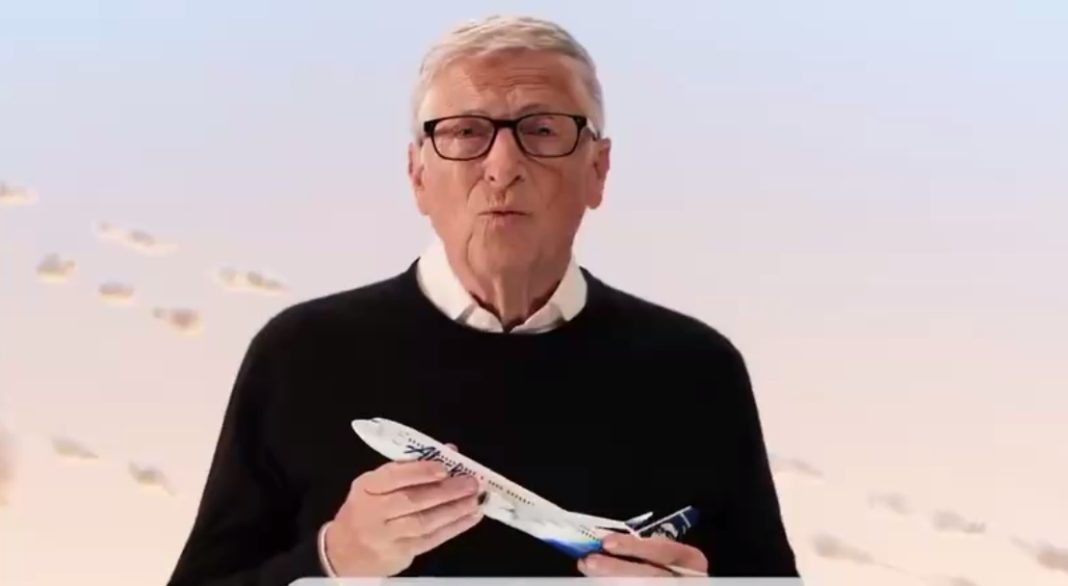 Bill Gates – The Contrails are Not Emissions they are Clouds